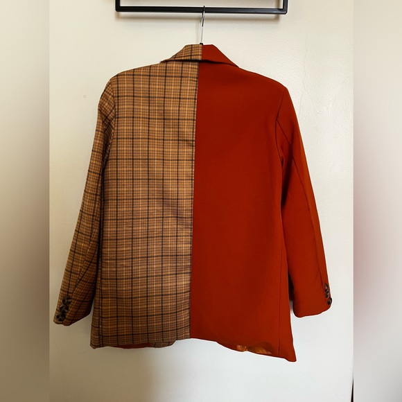 (SOLD) Multi-Print/Color Block Blazer - Picture 4 of 4